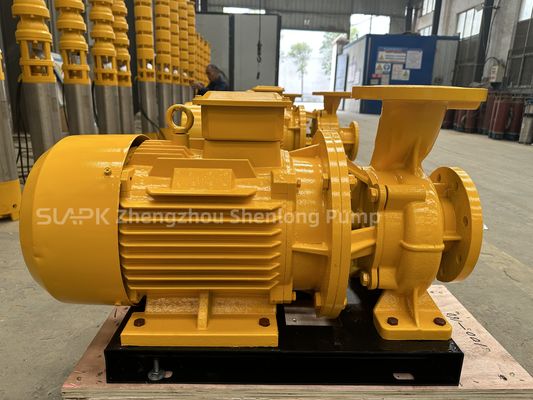 5.5kw 7.5kw 11kw 22kw ISW Horizontal Pipeline Centrifugal Pumps  For Long-distance Water Transportation