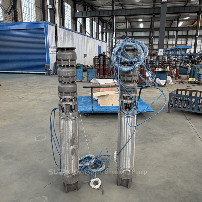 200QJH23-60-7.5KW SS304 Подводный насос из нержавеющей стали Подходит для транспортировки коррозионностойких жидкостей