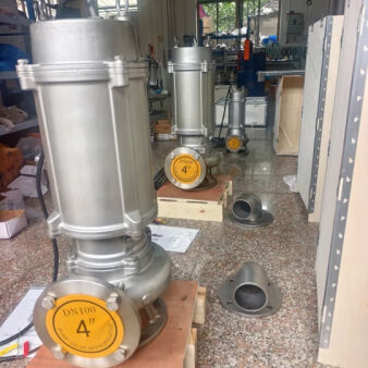 100WQP100-15-7.5KW подводный насос для сточных вод из нержавеющей стали