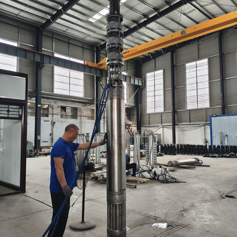 300QJH400-80/2-150KW Нержавеющая сталь глубокие скважины погружаемый насос коррозионно устойчивое водоснабжение решение для оффшорных платформ