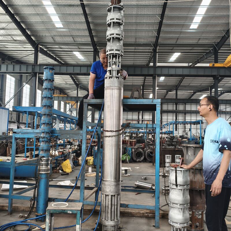 300QJH400-80/2-150KW Нержавеющая сталь глубокие скважины погружаемый насос коррозионно устойчивое водоснабжение решение для оффшорных платформ
